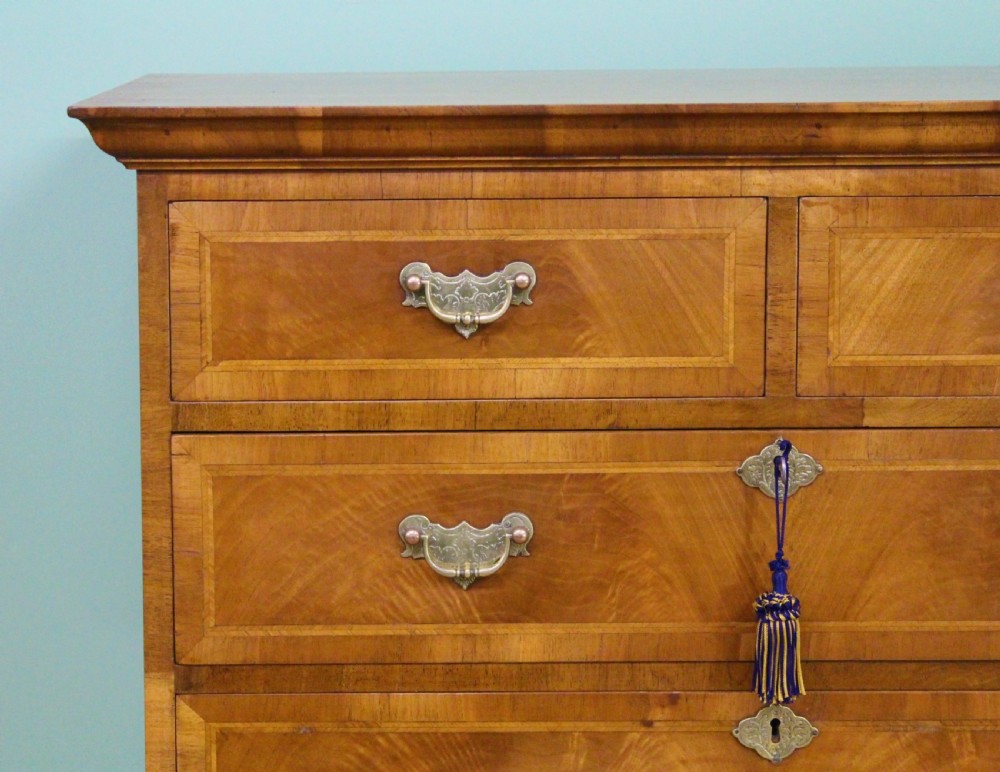Burr Walnut Chest on Stand or Tallboy View XVIII
