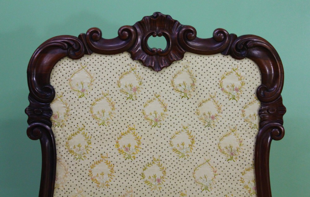 Victorian Rosewood Firescreen View VI