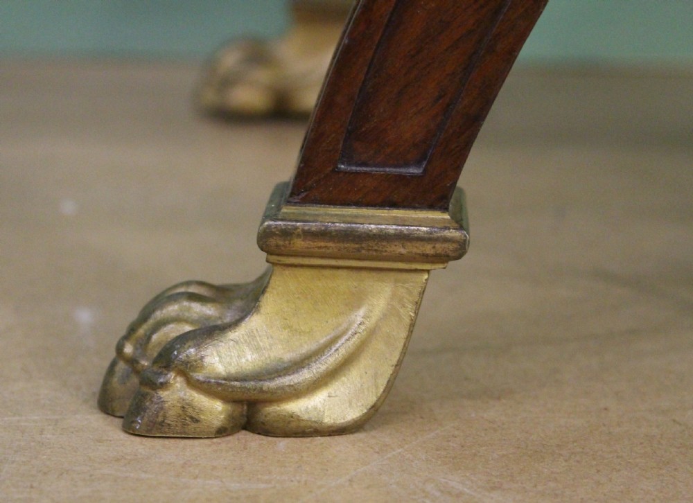 French Empire X Frame Mahogany Stool View VIII