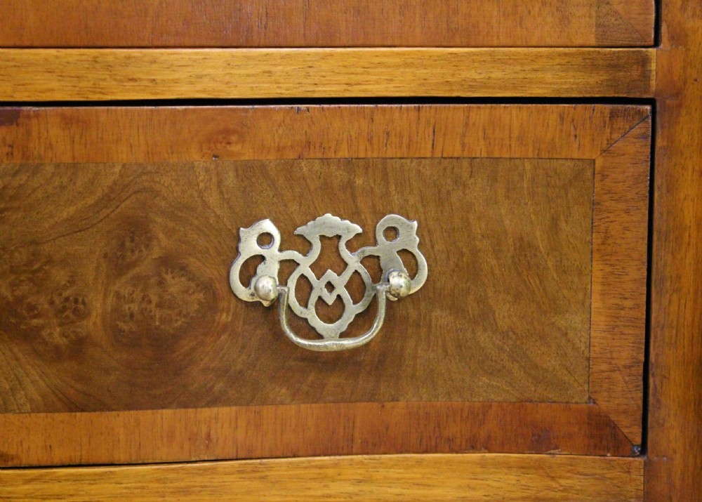 Burr Walnut Serpentine Chest of Drawers View IX