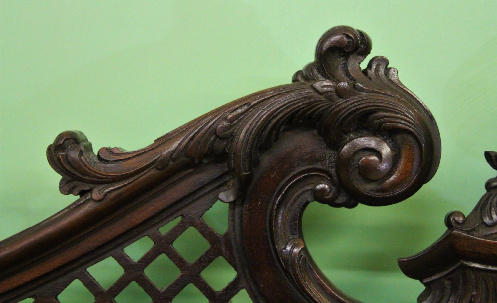 Late Victorian Carved Mahogany Chiffonier View IX