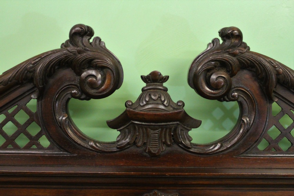 Late Victorian Carved Mahogany Chiffonier View X