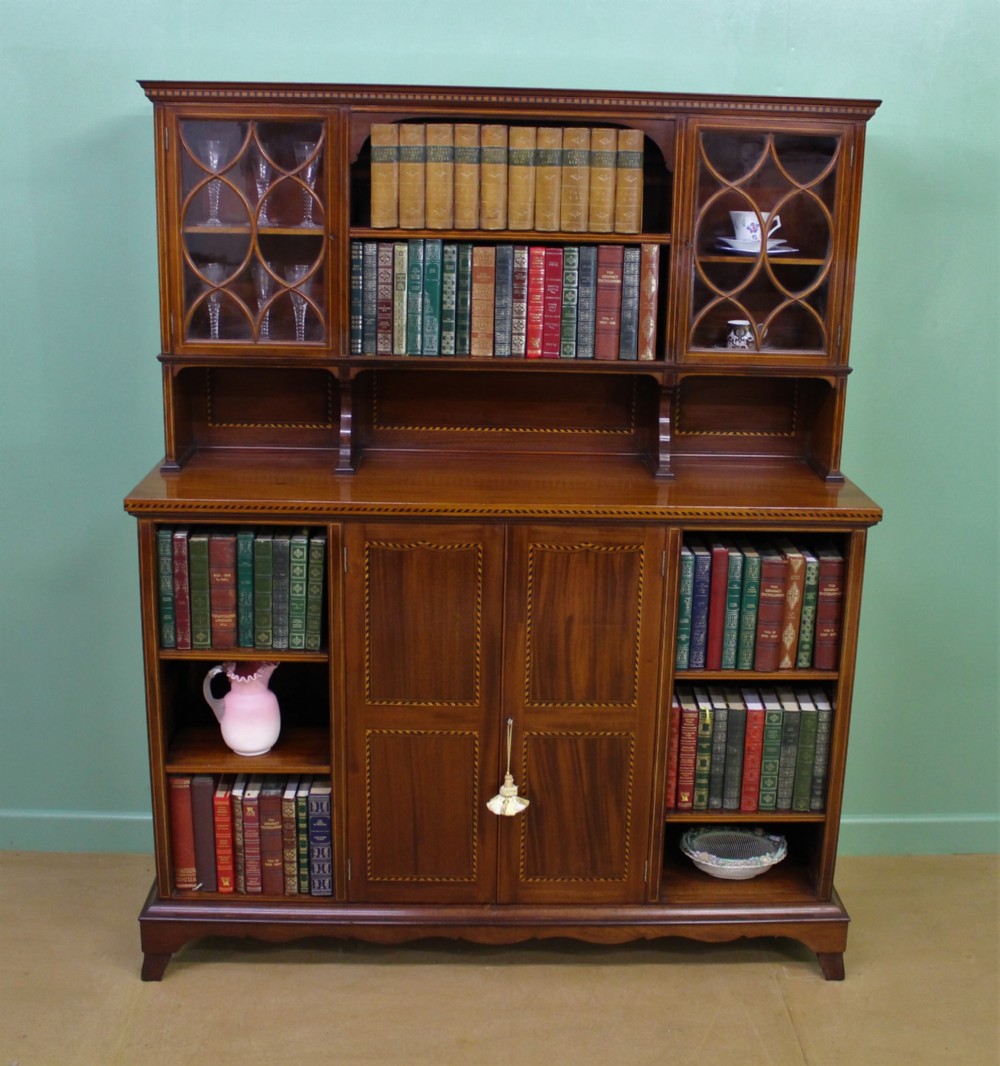 Edwardian Inlaid Mahogany Chiffonier