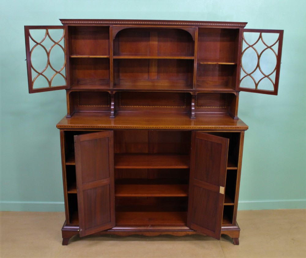 Edwardian Inlaid Mahogany Chiffonier View III