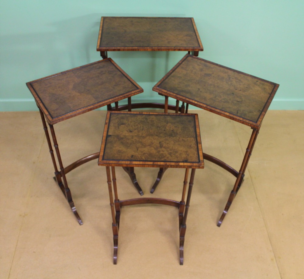 Edwardian Nest of 4 Tables View V