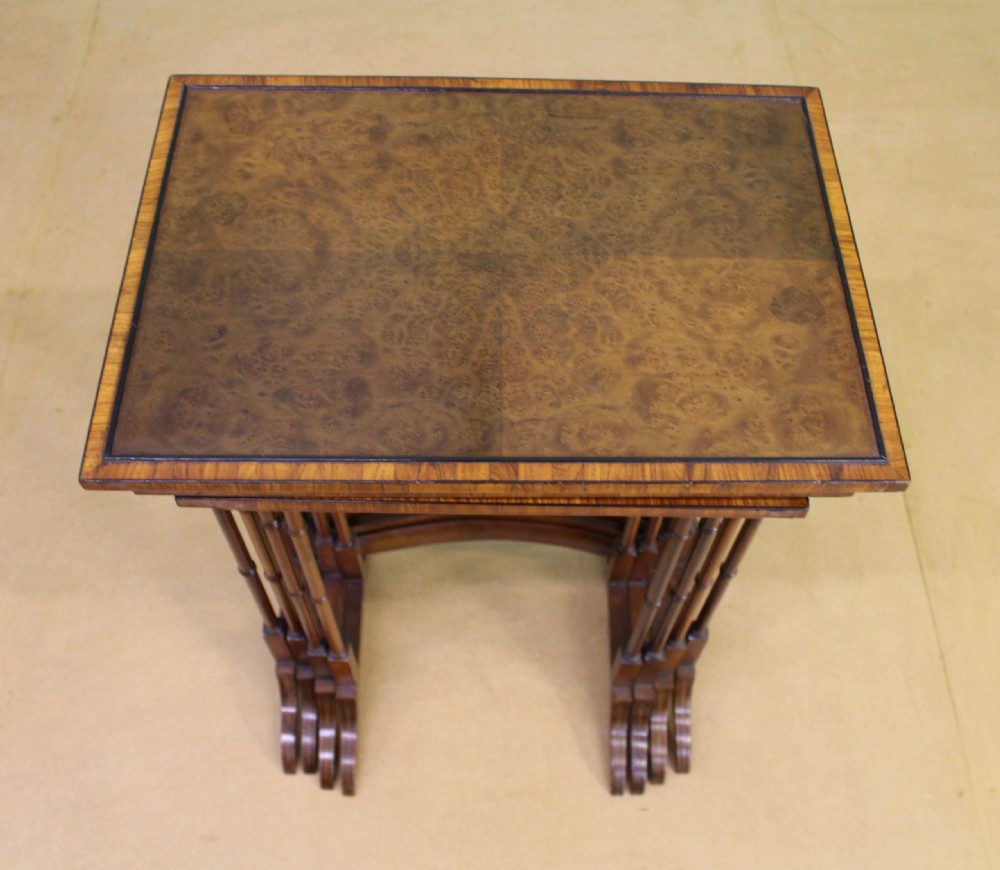 Edwardian Nest of 4 Tables View VII