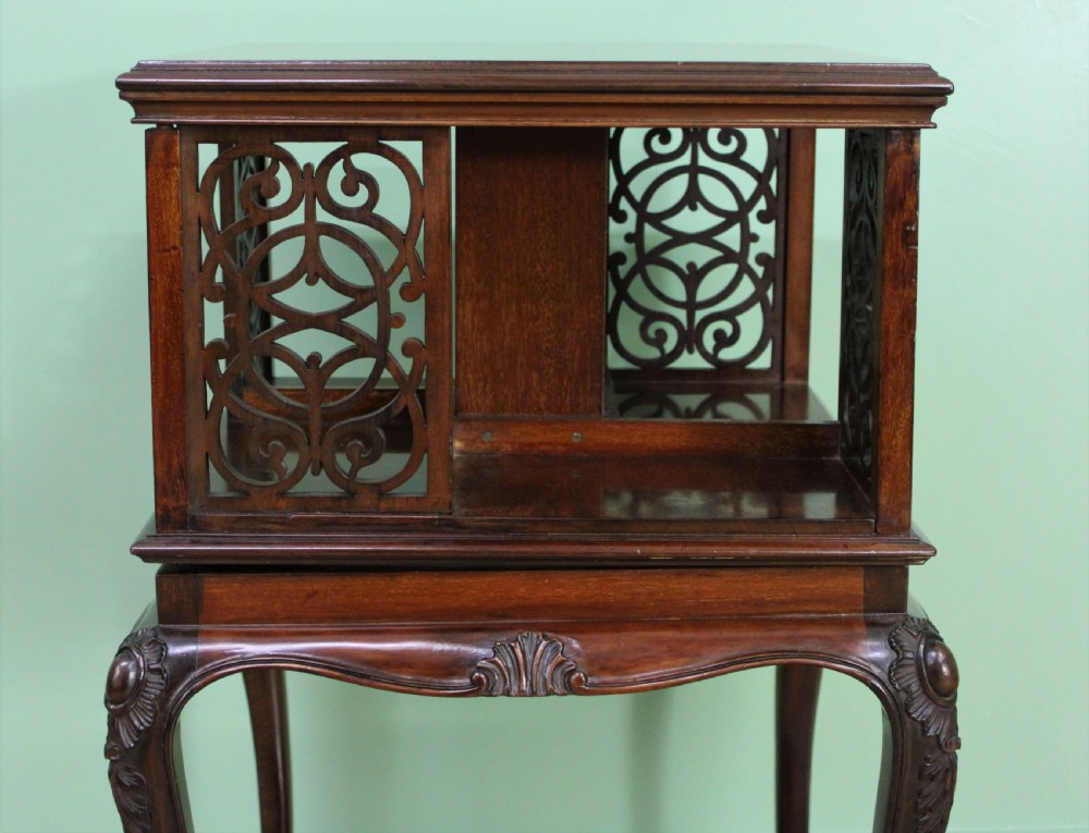 Victorian Mahogany Revolving Book Table View II