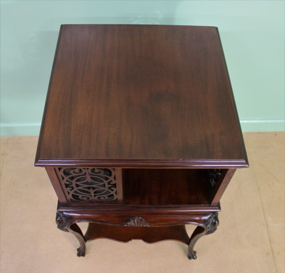 Victorian Mahogany Revolving Book Table View III