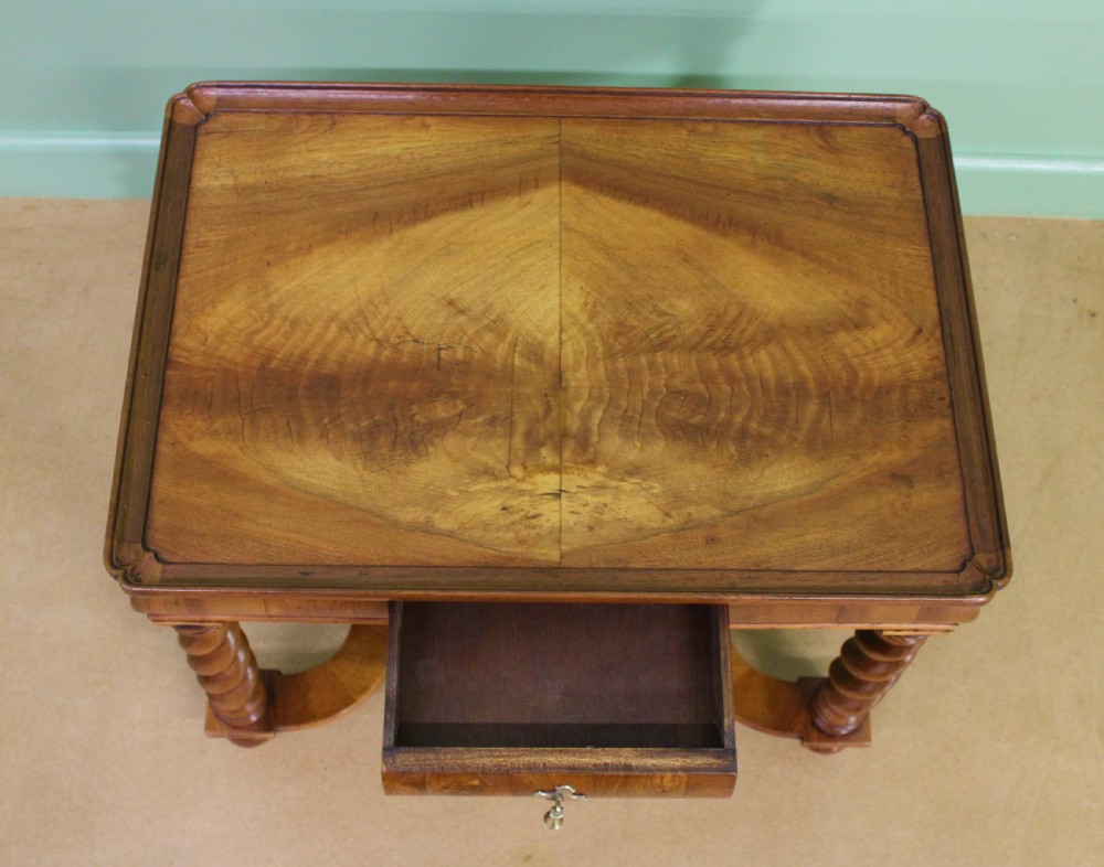 Burr Walnut Coffee Table View IV