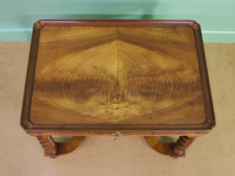Burr Walnut Coffee Table View IX