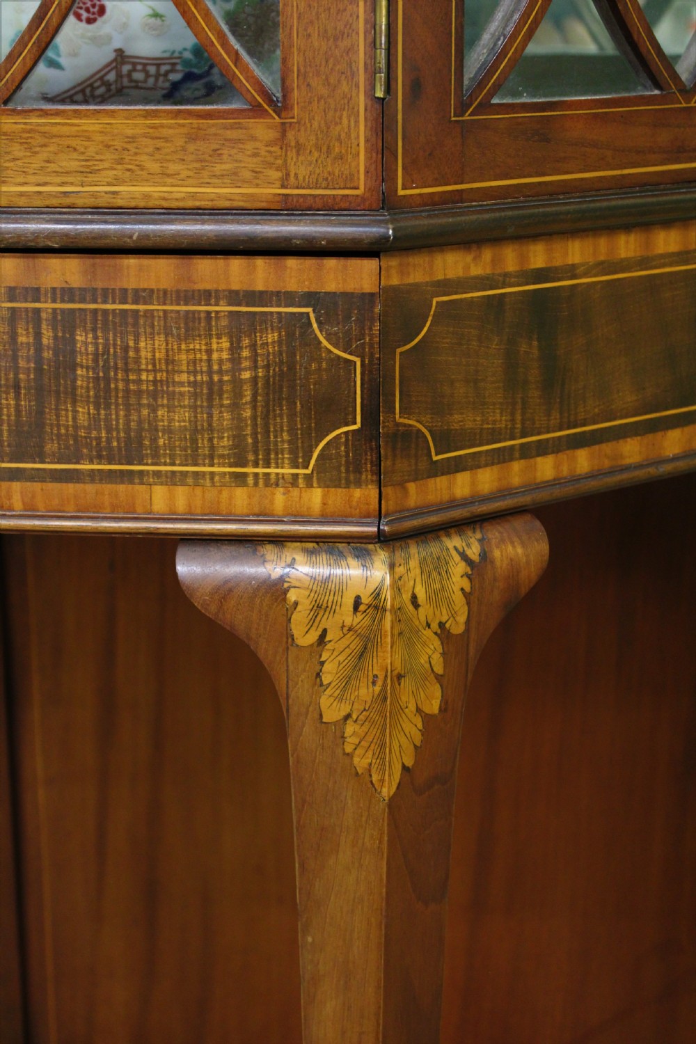 Edwardian Inlaid Mahogany Display Cabinet View III