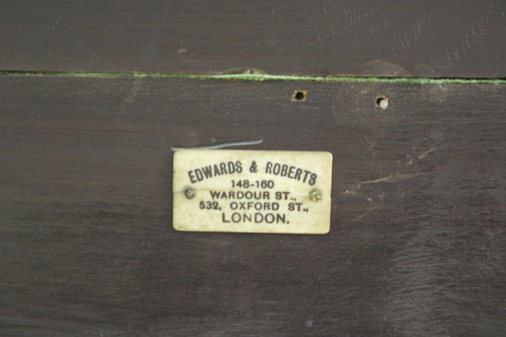 Edwards and Roberts Inlaid Mahogany Display Cabinet View V