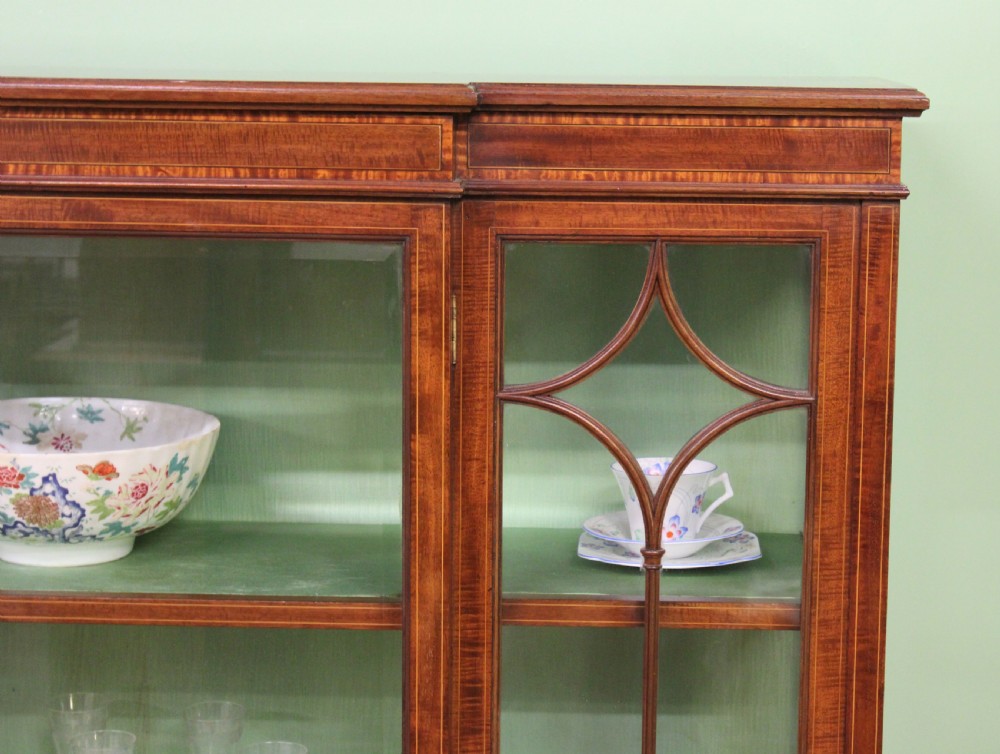 Edwards and Roberts Inlaid Mahogany Display Cabinet View VIII