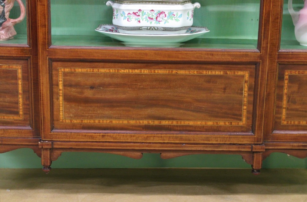 Edwards and Roberts Inlaid Mahogany Display Cabinet View IX
