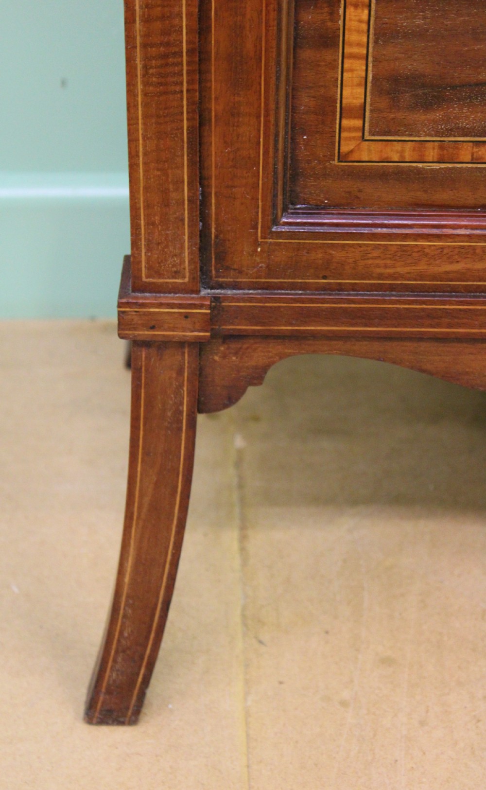 Edwards and Roberts Inlaid Mahogany Display Cabinet View XI