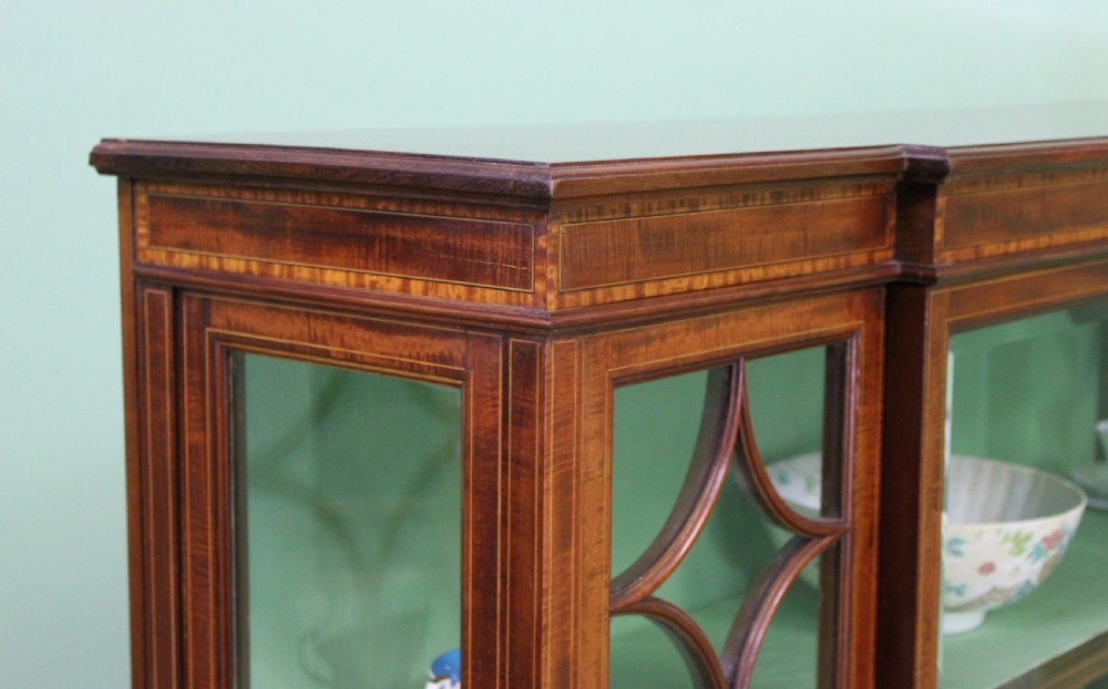 Edwards and Roberts Inlaid Mahogany Display Cabinet View XIII