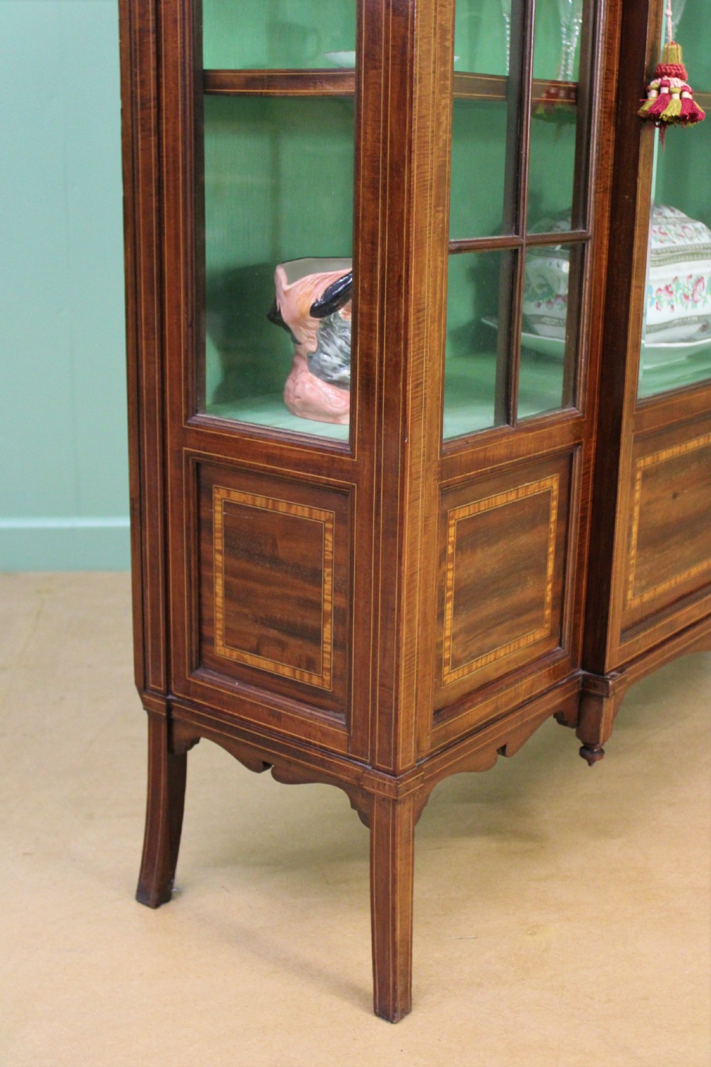 Edwards and Roberts Inlaid Mahogany Display Cabinet View XIV