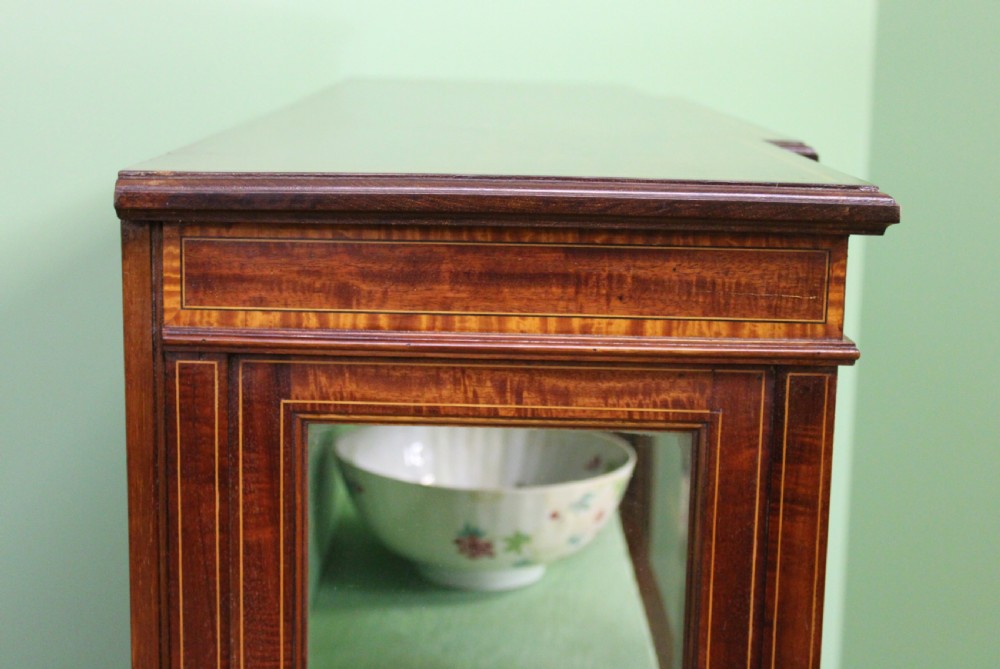 Edwards and Roberts Inlaid Mahogany Display Cabinet View XVI