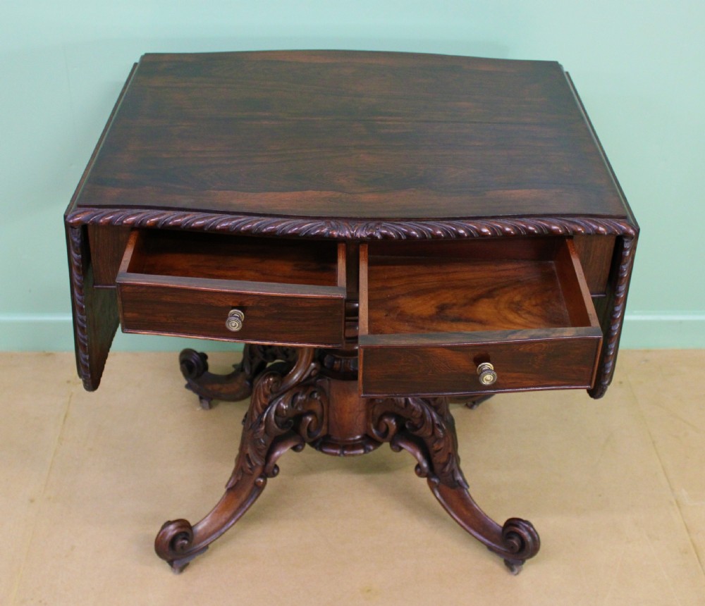 Superb 19th Century Rosewood Sofa Table View II