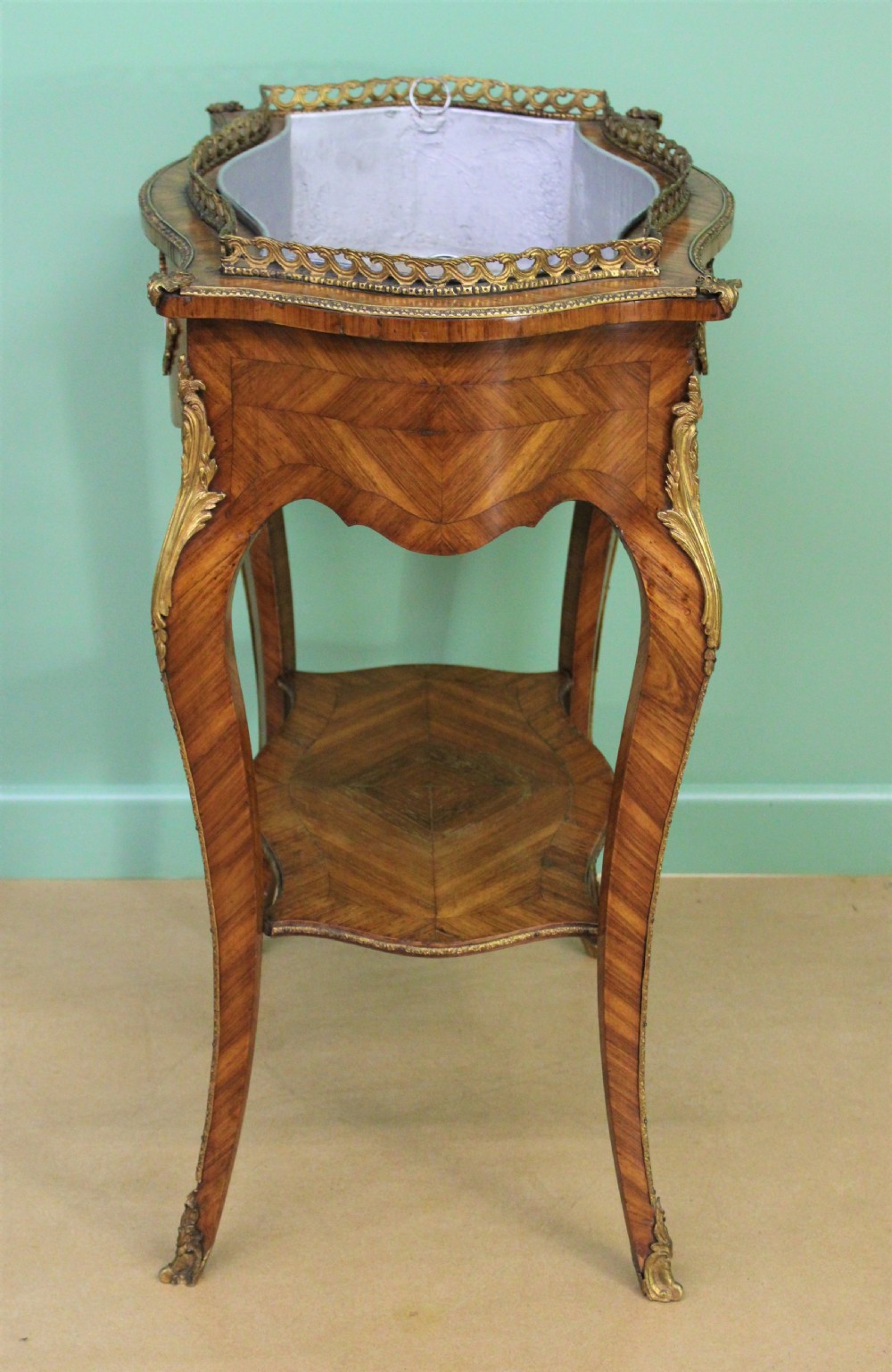 Kingwood Jardiniere With Porcelain Plaques View XIII