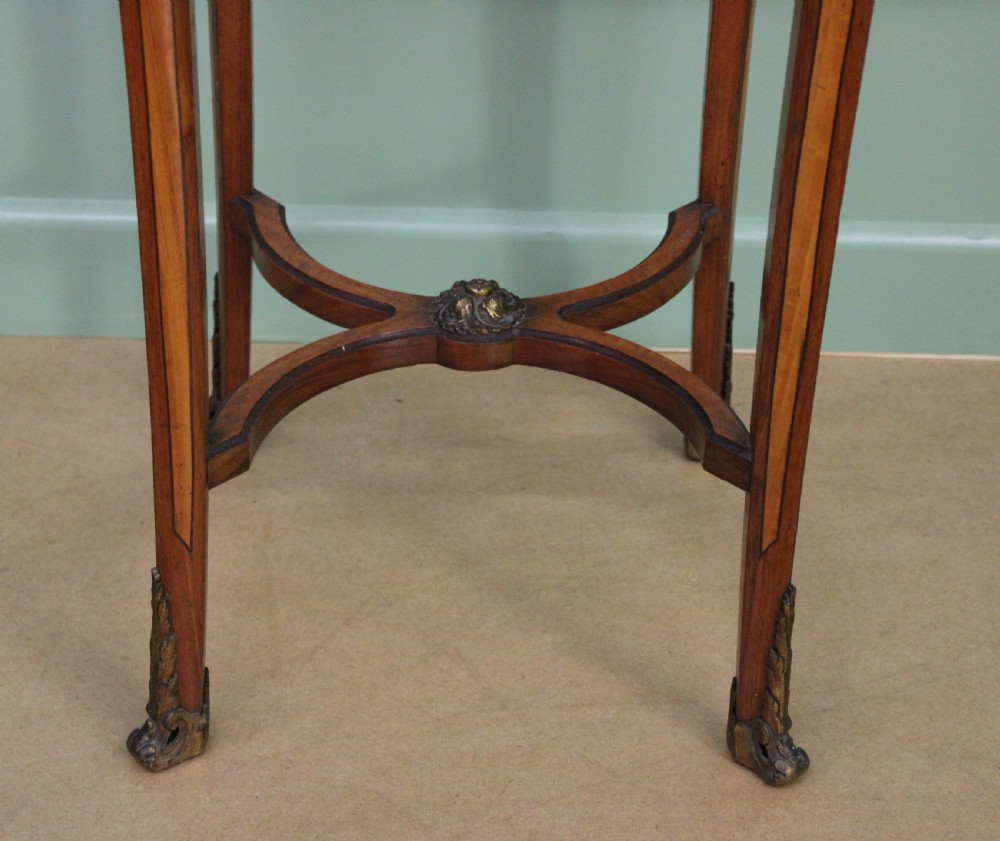 French Marble Topped Satinwood Cabinet View VIII