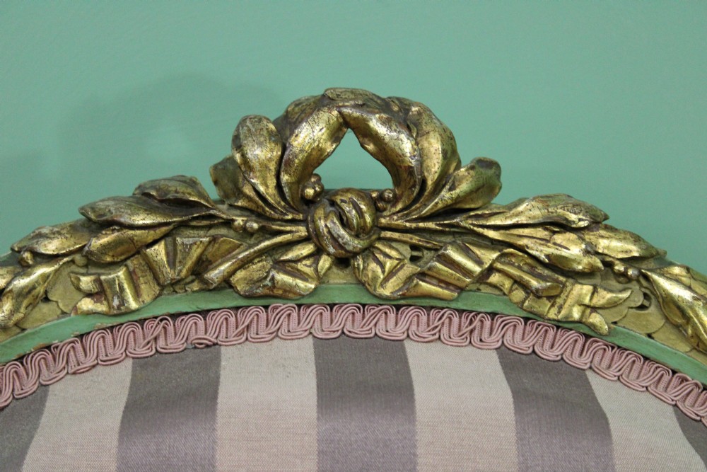 Pair of Upholstered French Armchairs View XII