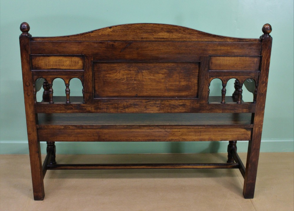 Late 19th Century Oak Bench View V