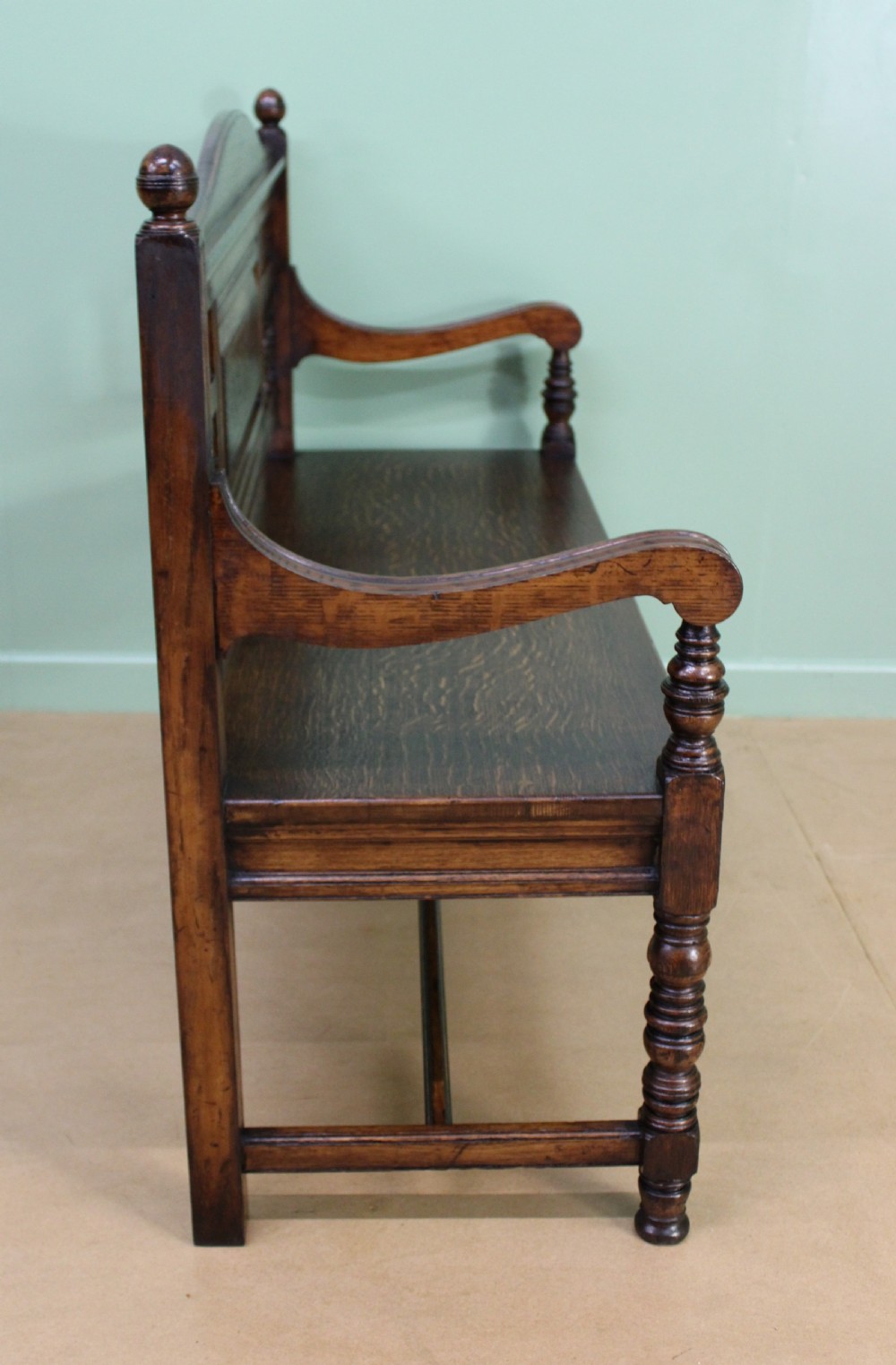 Late 19th Century Oak Bench View X