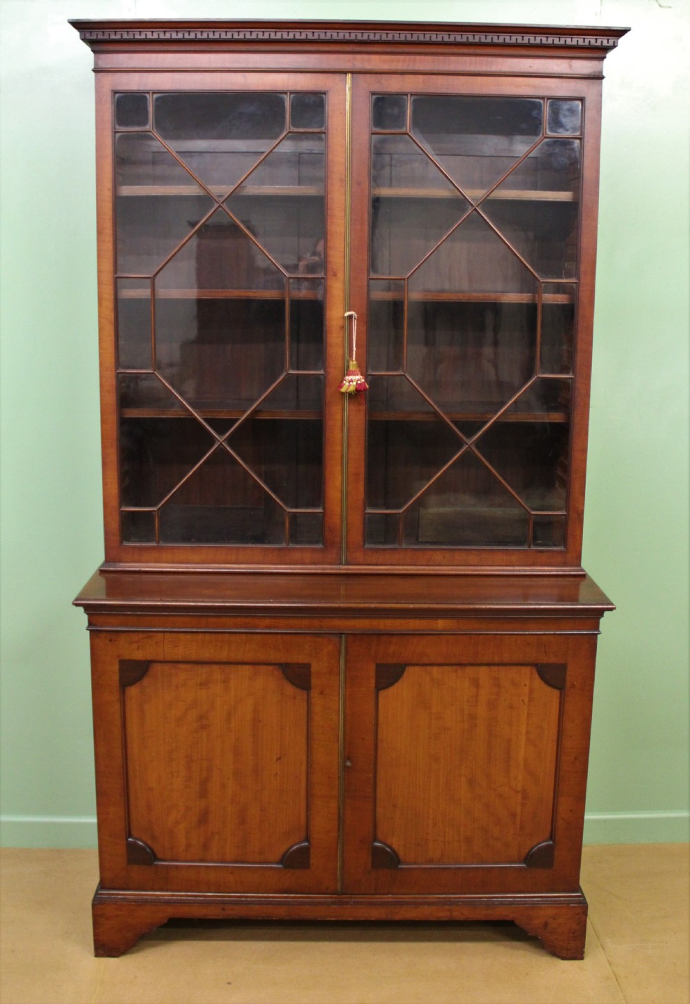 19th Century Glazed Mahogany Bookcase View VI