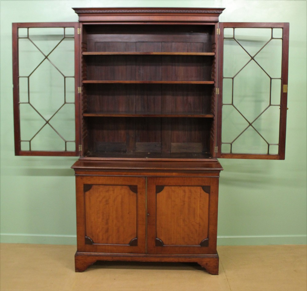 19th Century Glazed Mahogany Bookcase View VII