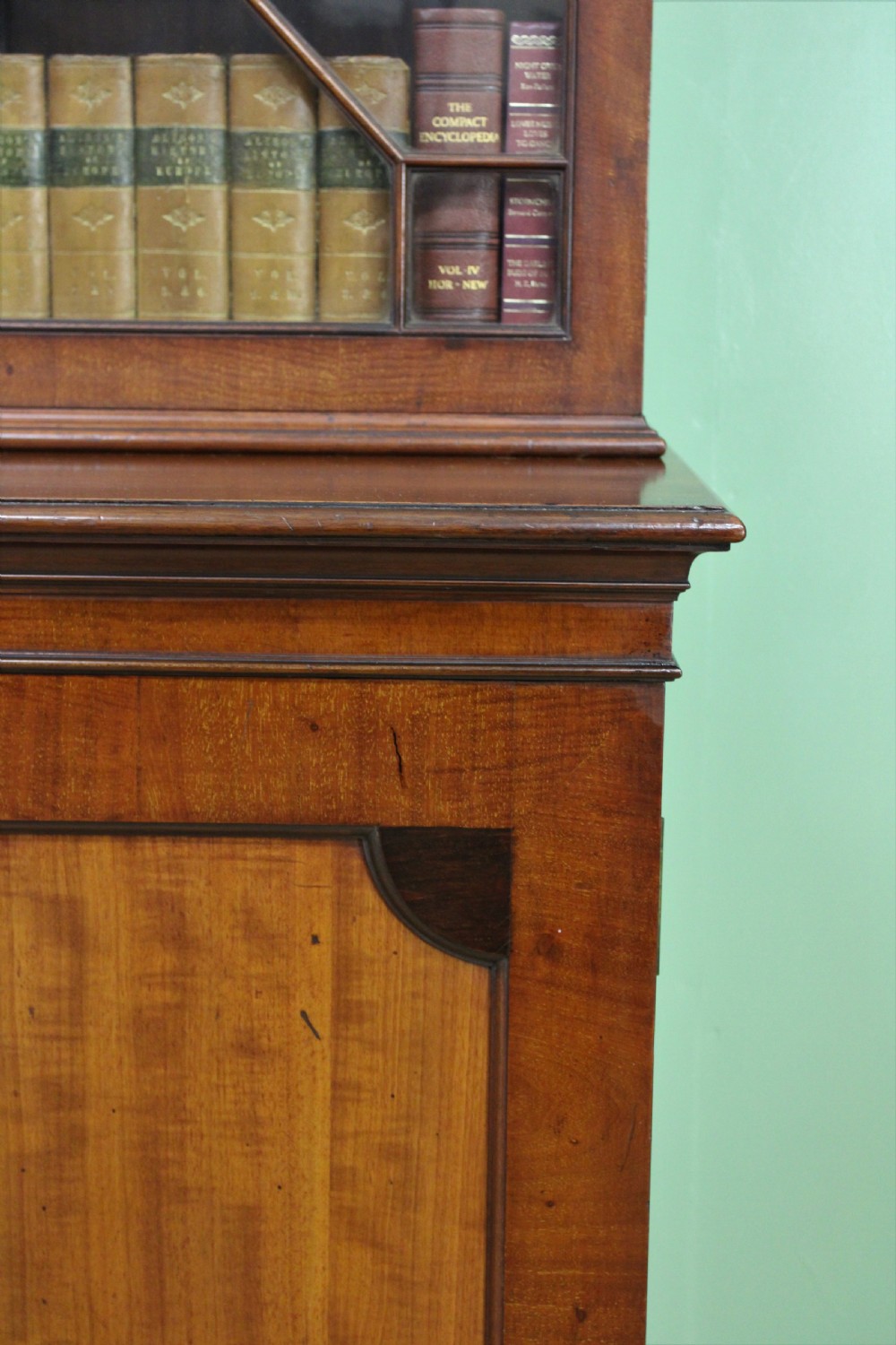 19th Century Glazed Mahogany Bookcase View X