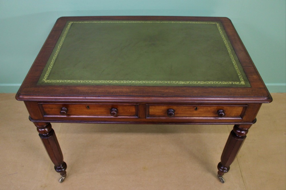 Pair of Victorian Mahogany Writing Tables View IV