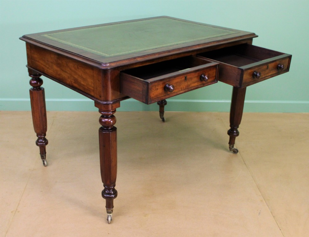 Pair of Victorian Mahogany Writing Tables View V