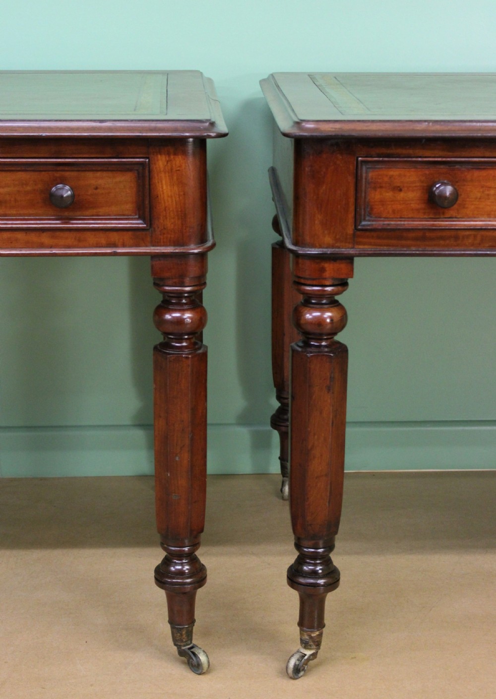 Pair of Victorian Mahogany Writing Tables View VI