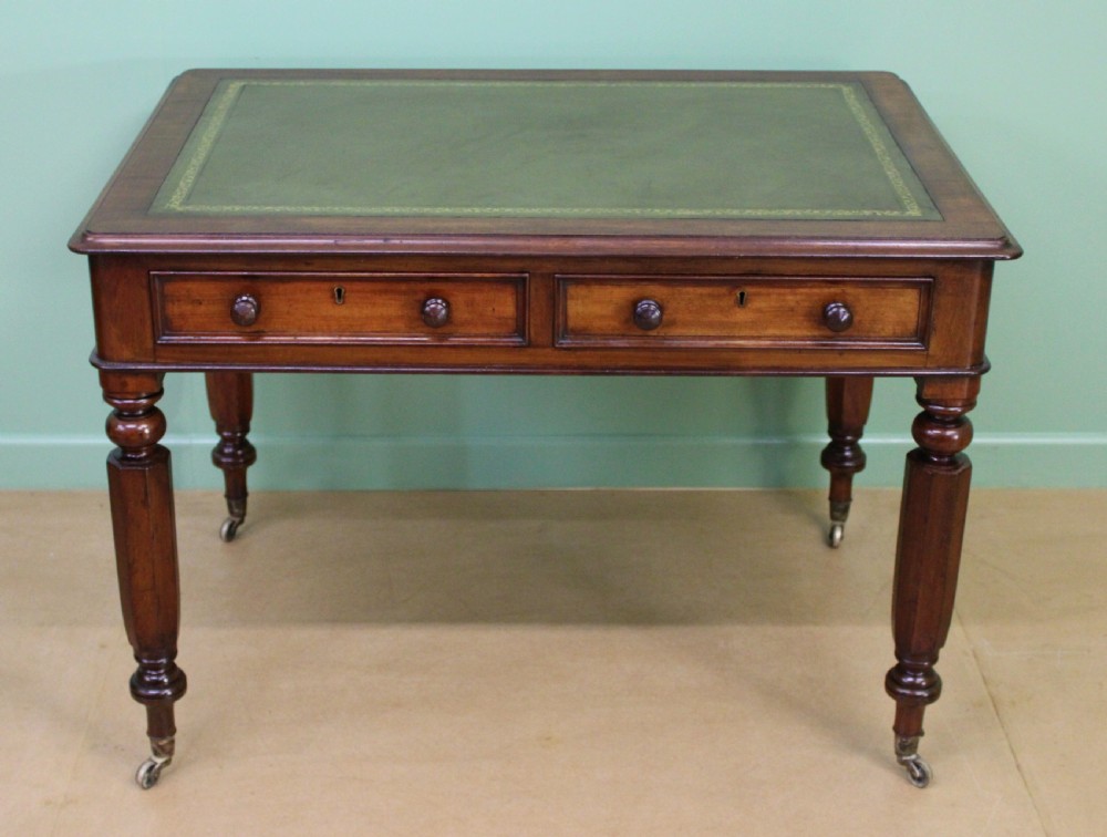 Pair of Victorian Mahogany Writing Tables View VIII
