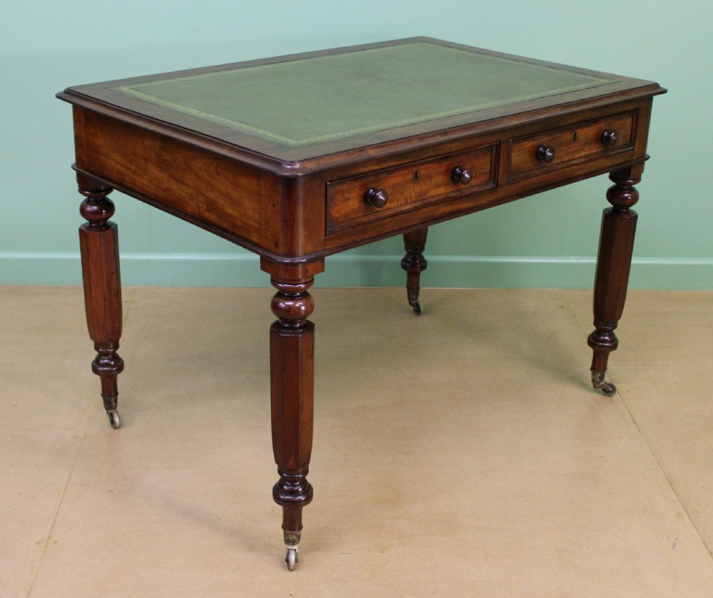 Pair of Victorian Mahogany Writing Tables View XIII