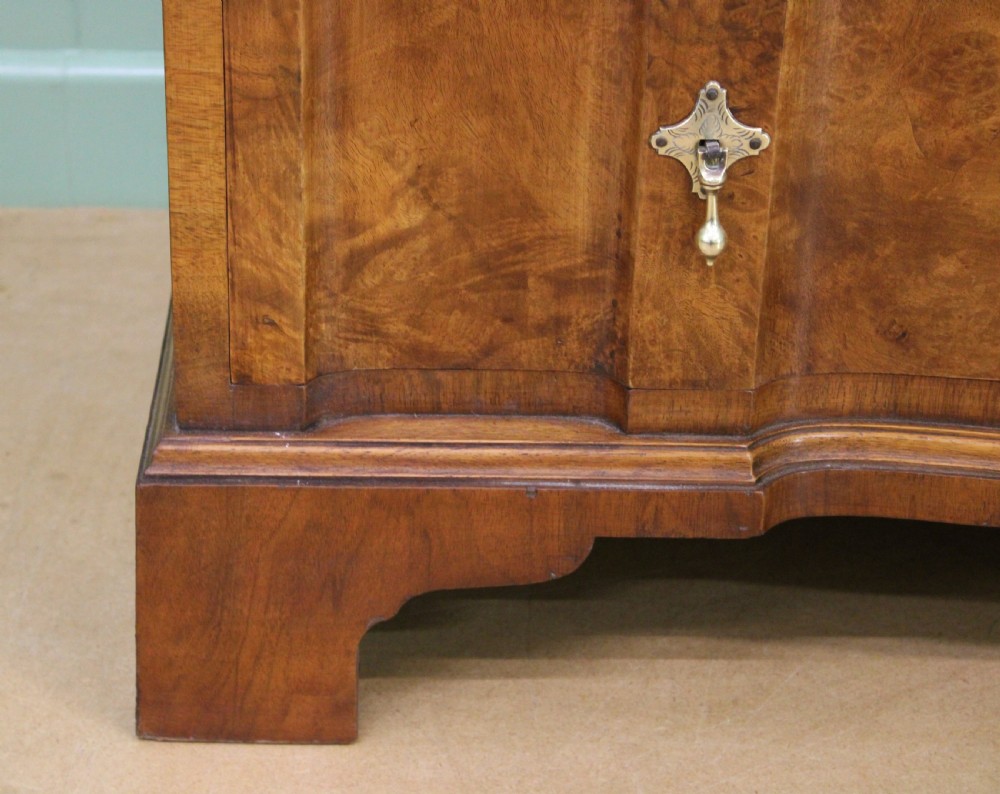 Shaped Front Burr Walnut Chest of Drawers View VIII