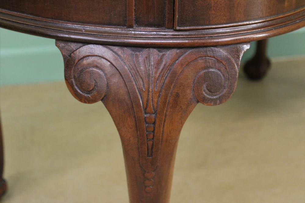 Rare Pair of Mahogany Kidney Writing Desks by Waring and Gillow View XVI