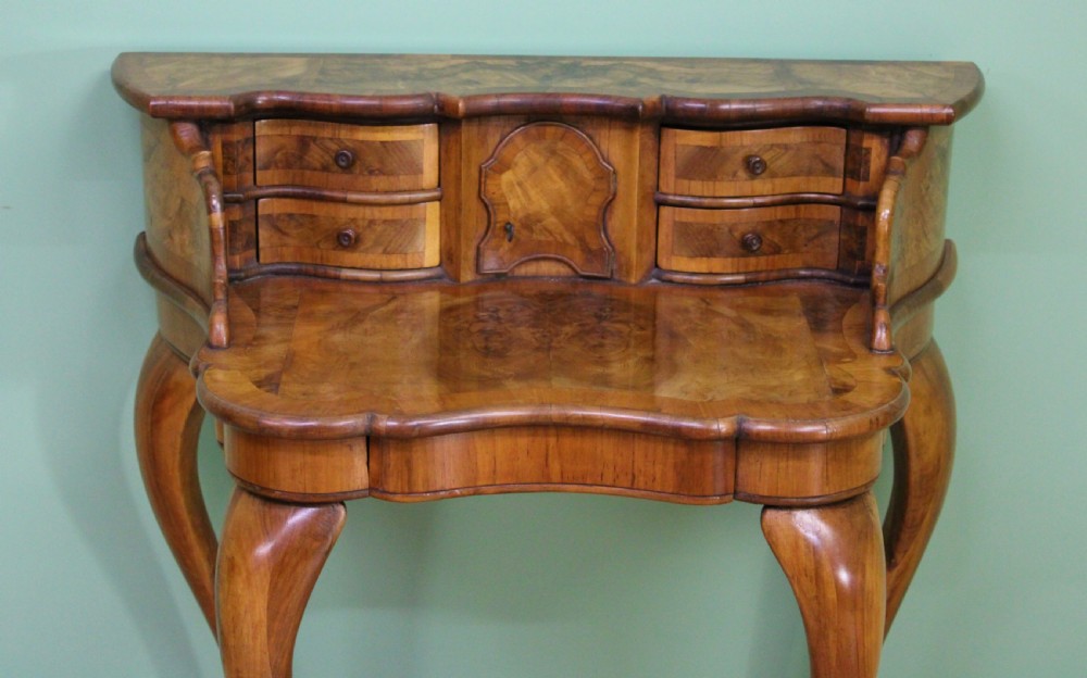 Burr Walnut Bonheur Du Jour View VI