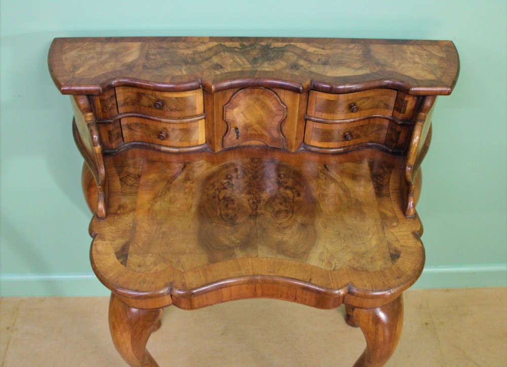 Burr Walnut Bonheur Du Jour View VII