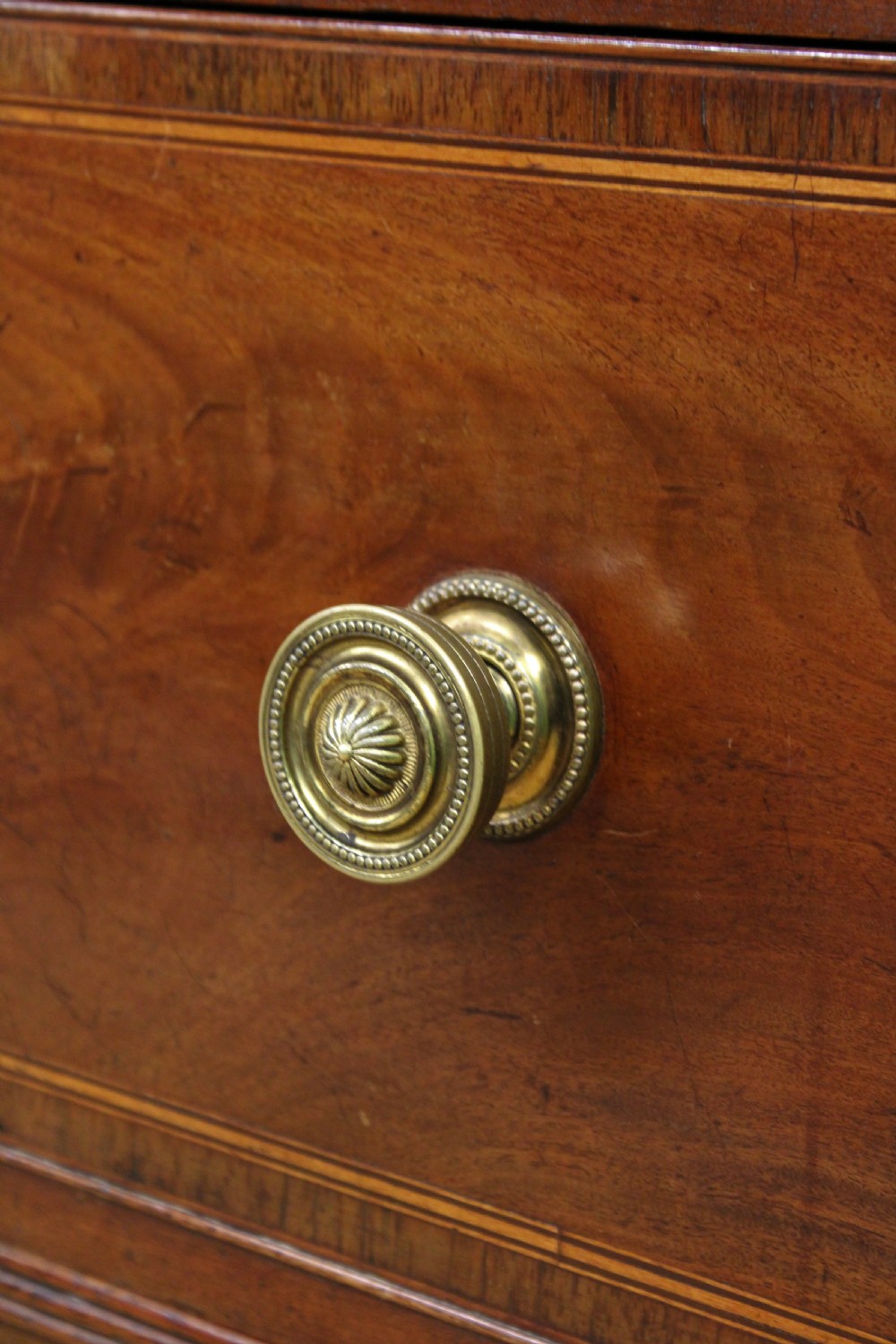 George IV Inlaid Mahogany Secretaire Bookcase View XIII