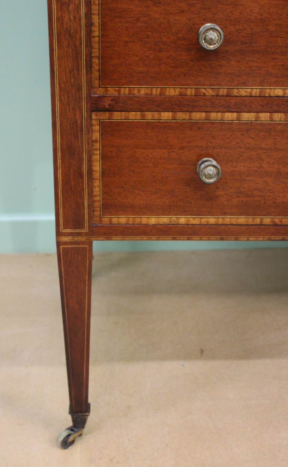 Edwardian Inlaid Mahogany Writing Desk View VIII