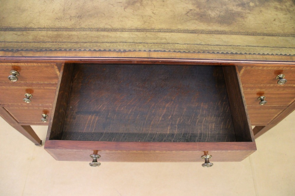 Edwardian Inlaid Mahogany Writing Desk View XIV
