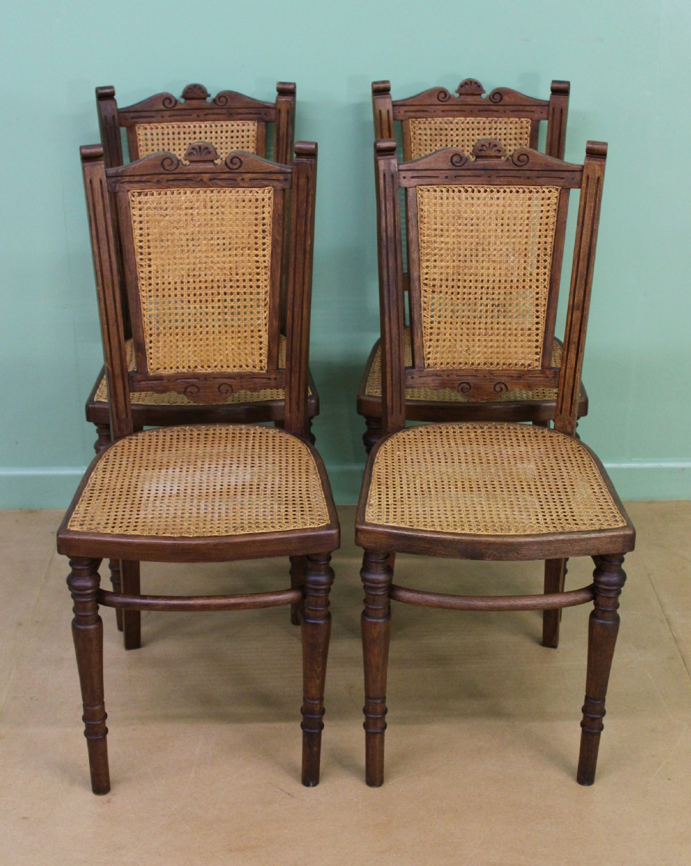 Set of 4 Bentwood Chairs by J & J Kohn View VI
