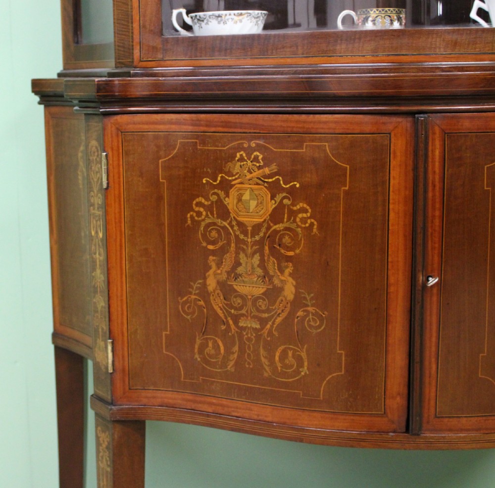 Edwards and Roberts Serpentine Display Cabinet View IV
