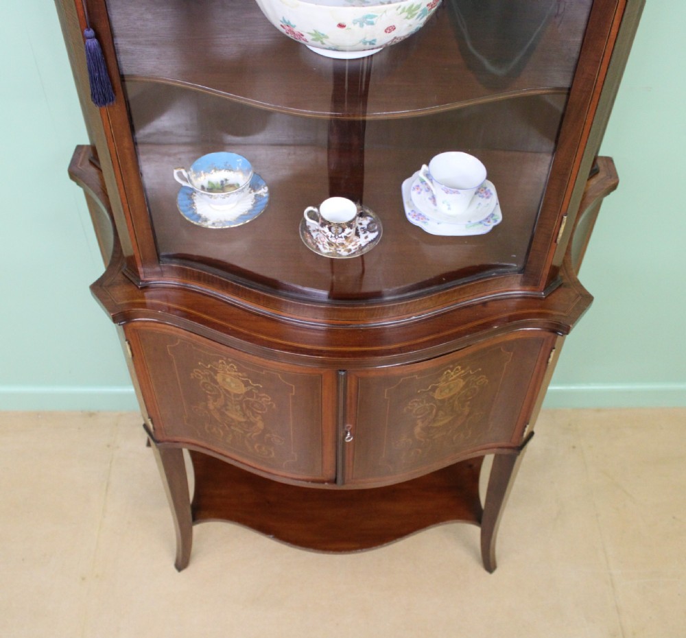 Edwards and Roberts Serpentine Display Cabinet View IX