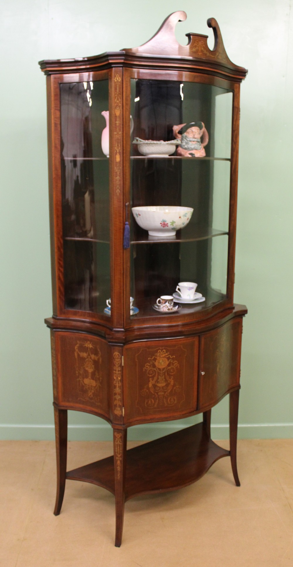 Edwards and Roberts Serpentine Display Cabinet View XI