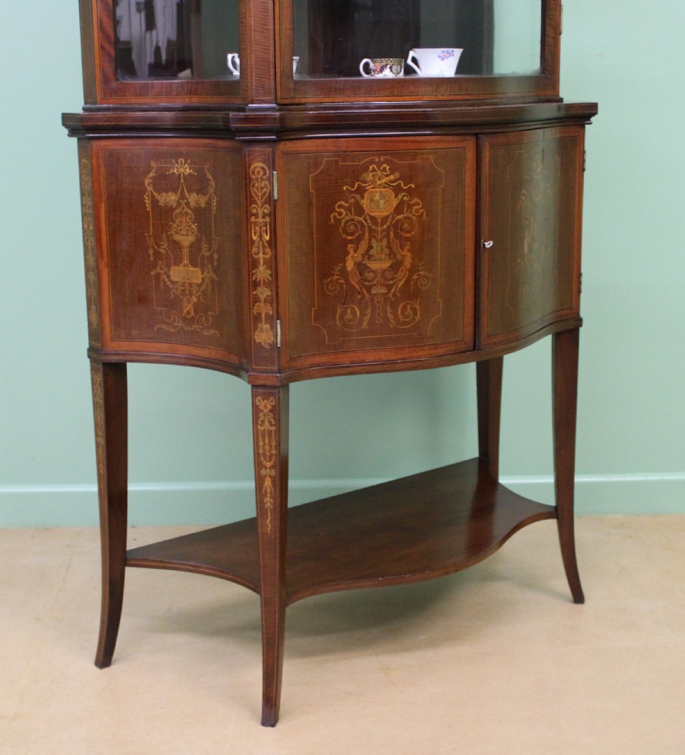 Edwards and Roberts Serpentine Display Cabinet View XII