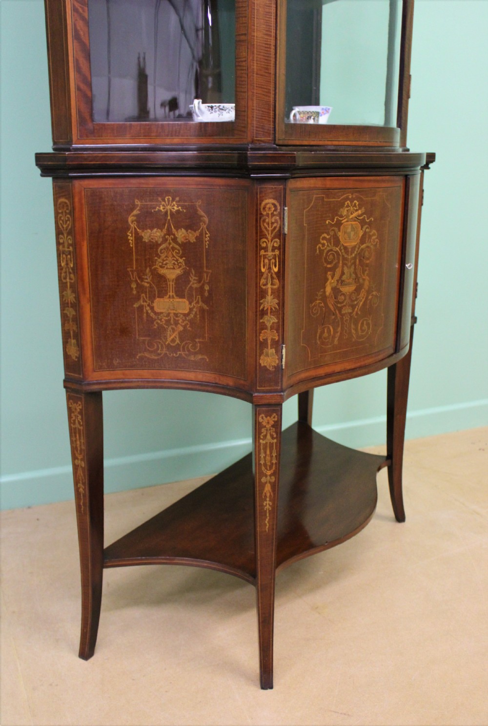Edwards and Roberts Serpentine Display Cabinet View XIII