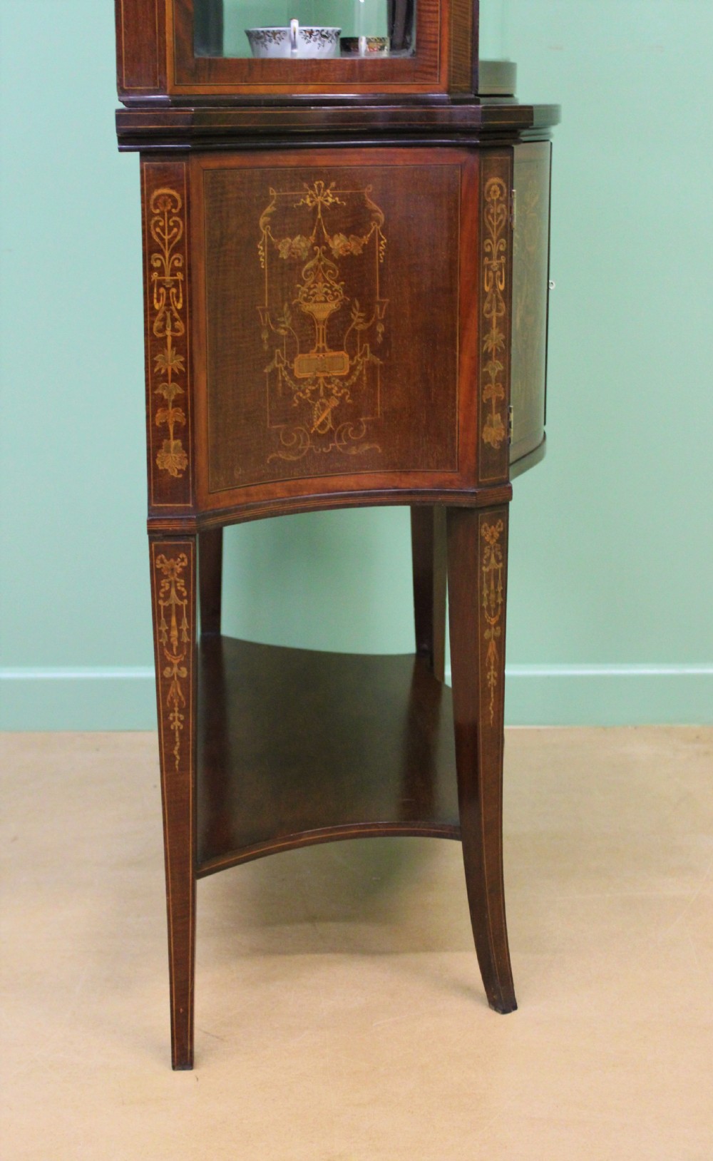 Edwards and Roberts Serpentine Display Cabinet View XIX